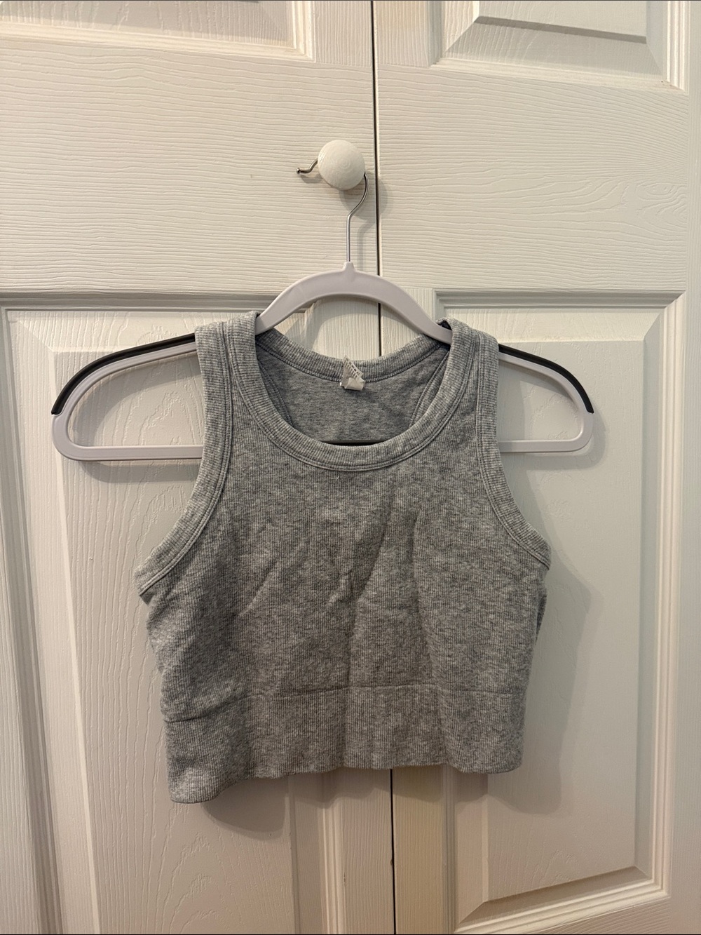 Gray Kids Tank Top Crop - Unbranded